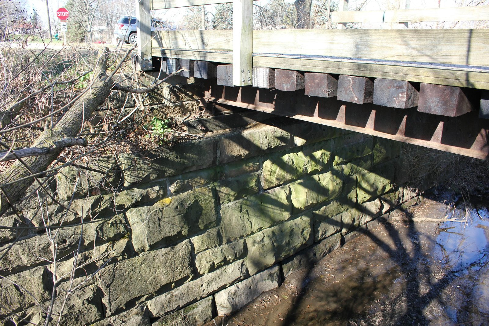 West abutment
